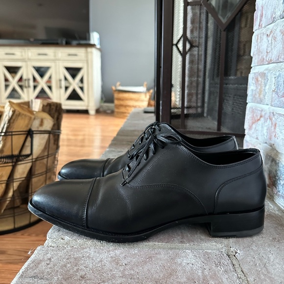Suit Supply Black Oxfords shoe size9 - Picture 4 of 6